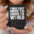 I Wasent Here To Change The World Inspiration モチベーションを高める コーヒーマグ 面白い贈り物