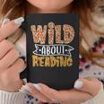 Wild About Reading Books Lovers Library Day English Teacher Men Women Graphic Print Coffee Mug Unique Gifts