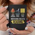 Women's Nothing Beats Reading Book Librarian Across America Kids Graphic Print Coffee Mug Unique Gifts