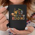 Women's Wild About Reading Book Animal Children's Book Lover Teacher Graphic Print Coffee Mug Unique Gifts Women's Wild About Reading Book Animal Children's Book Lover Teacher Graphic Print Coffee Mug Unique Gifts