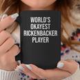 World's Okayest Rickenbacker Player ギターギフト コーヒーマグ 面白い贈り物