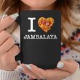 “I Love Jambalaya” のジャンバラヤ好き向けデザイン コーヒーマグ 面白い贈り物