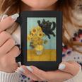 いたずら好きな猫 ひまわり ゴッホ 絵画 猫 コーヒーマグ 面白い贈り物