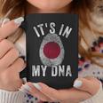 おかしな It's In My Dna 日本国旗 指紋 コーヒーマグ 面白い贈り物