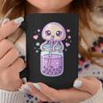 かわいい クラゲ ドリンク ボバティー カワイイ バブルティー アニメ コーヒーマグ 面白い贈り物