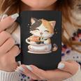 わがまま猫 寿司ねこ ラーメン好き かわいい おもしろ マンガ 長袖tシャツ コーヒーマグ 面白い贈り物