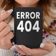 エラー404 長袖tシャツ コーヒーマグ 面白い贈り物