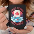 カナダでの釣り 長袖tシャツ コーヒーマグ 面白い贈り物