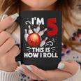 キッズ 5歳の誕生日 男の子 ボウリング This Is How I Roll 5歳 コーヒーマグ 面白い贈り物