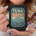 マグロクルーレトロフィッシングシーフードユーモアデザイン コーヒーマグ 面白い贈り物