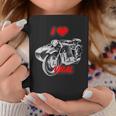 ロシアのレトロなオートバイ愛好家のためのi Love Ural コーヒーマグ 面白い贈り物