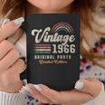 ヴィンテージ1966年、誕生年60年 レトロ コーヒーマグ 面白い贈り物