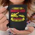 壊れた車や、時にはコーヒーレッカー車にもブレーキをかけます。 コーヒーマグ 面白い贈り物
