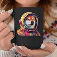 柴犬 面白いtシャツ 犬 宇宙飛行士 かわいい メンズ 子供 おもしろ 服 グッズ ネタ 犬好き コーヒーマグ 面白い贈り物