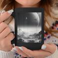 白黒写真 火星月&宇宙写真 コーヒーマグ 面白い贈り物