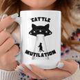 'Cat'tle Mutilation キャットルミューティレーション キャトルミューティレーション 猫 Ufo 宇宙 コーヒーマグ 面白い贈り物
