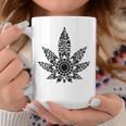 420 ウィードリーフスモーカー マリファナスモーカー メンズ レディース 曼荼羅 コーヒーマグ 面白い贈り物