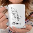Albrecht Dürer Durer クリスチャンアート 祈りの手 ホワイト コーヒーマグ 面白い贈り物