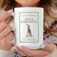Anna Karenina Leo Tolstoy ヴィンテージブックカバー コーヒーマグ 面白い贈り物