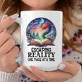 Book Dragon Reading Escaping Reality One Page Bookish Dragon Graphic Print Coffee Mug Unique Gifts