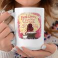 Book Lovers Covering Our Faces Graphic Print Coffee Mug Unique Gifts