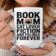 Book Mom Cat Lover Fiction And Felines Forever Graphic Print Coffee Mug Unique Gifts