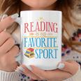 Book Reading Reading Is My Favorite Sport Raglan Baseball Tee Graphic Print Coffee Mug Unique Gifts