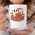 BOOOOKS Halloween Author Reading Of History Books Graphic Print Coffee Mug Unique Gifts