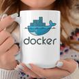 Docker Engine プラットフォーム間でのアプリケーションのデプロイと実行 コーヒーマグ 面白い贈り物