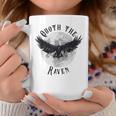 Edgar Allan Poe Nevermore The Raven Quote Literary Book Graphic Print Coffee Mug Unique Gifts