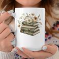 Floral Boho Flowers Books Camo Teacher Wildflowers Reading Graphic Print Coffee Mug Unique Gifts