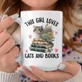 This Girl Loves Cats And Books Cat Watercolor Graphic Print Coffee Mug Unique Gifts This Girl Loves Cats And Books Cat Watercolor Graphic Print Coffee Mug Unique Gifts