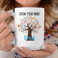 Grow Your Mind Read Reading Tree Books Librarian Teacher For Men Women Girls Kids Graphic Print Coffee Mug Unique Gifts