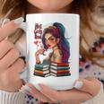 Hot Girls Read Books Spicy Dark Romance Reader Bookish Girl Graphic Print Coffee Mug Unique Gifts