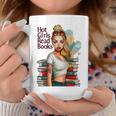 Hot Girls Read BooksSpicy Bookish Girl Dark Romance Reader Graphic Print Coffee Mug Unique Gifts