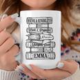 Jane Austen Book Stack Book Club Fans Romantic Novels Graphic Print Coffee Mug Unique Gifts Jane Austen Book Stack Book Club Fans Romantic Novels Graphic Print Coffee Mug Unique Gifts