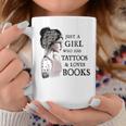 Just A Girl Who Has Tattoos And Loves Books Graphic Print Coffee Mug Unique Gifts Just A Girl Who Has Tattoos And Loves Books Graphic Print Coffee Mug Unique Gifts