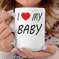 I Love My Baby ブラック コーヒーマグ 面白い贈り物