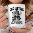 Old Hippies Don't Die They Turn Into Crazy Grandpas コーヒーマグ 面白い贈り物
