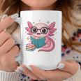 Readsolotl Kawaii Axolotl Reading Book Lover Graphic Print Coffee Mug Unique Gifts Readsolotl Kawaii Axolotl Reading Book Lover Graphic Print Coffee Mug Unique Gifts