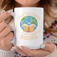 Save Earth It's Only Planet With Books Reader Earth Day Graphic Print Coffee Mug Unique Gifts