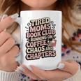 Tired Moms Book Club Coffee Sarcasm Jokes Dad Humor Premium Tri-Blend Graphic Print Coffee Mug Unique Gifts