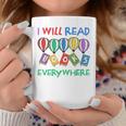 I Will Read Books Everywhere Across America Child Readers Graphic Print Coffee Mug Unique Gifts