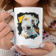 アイリッシュウルフハウンド 犬 モチーフ ペット 青い目 アイリッシュウルフハウンド コーヒーマグ 面白い贈り物