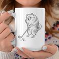 ゴルフ ポメラニアン グッズ おもしろ 犬 面白い 笑える 和風 コーヒーマグ 面白い贈り物