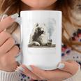 ビンテージ 喫煙 アメリカン エスキモー面白犬 父の日 コーヒーマグ 面白い贈り物