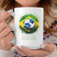 ブラジル選手 スポーツ ヴィンテージ 男性 ブラジル ブラジル コーヒーマグ 面白い贈り物