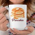 ホットケーキ パンケーキ Pancakes バター はちみつ イラスト 喫茶店 洋菓子 レトロ 水彩 綺麗 かわいい コーヒーマグ 面白い贈り物