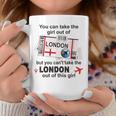 ロンドンガール ロンドン搭乗券 ロンドン コーヒーマグ 面白い贈り物