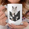 猫好き ラグドール 猫 ポケット入り コーヒーマグ 面白い贈り物